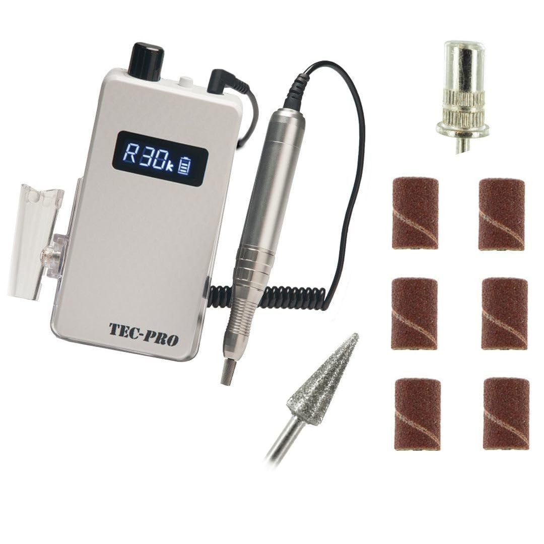 Tec-Pro Portable & Rechargeable Nail Drill | TEC-PRO-WHT
