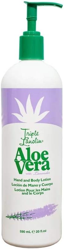 Triple Lanolin - Aloe Vera Lavender Hand & Body Lotion 20oz