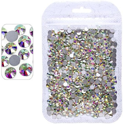 Premium Rhinestone - Clear - AB-Silver Back - SS12-1440pcs
