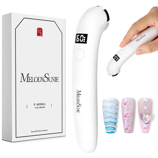 Melody Susie - Rechargeable LED/UV Nail Lamp - White (P-ART01A)