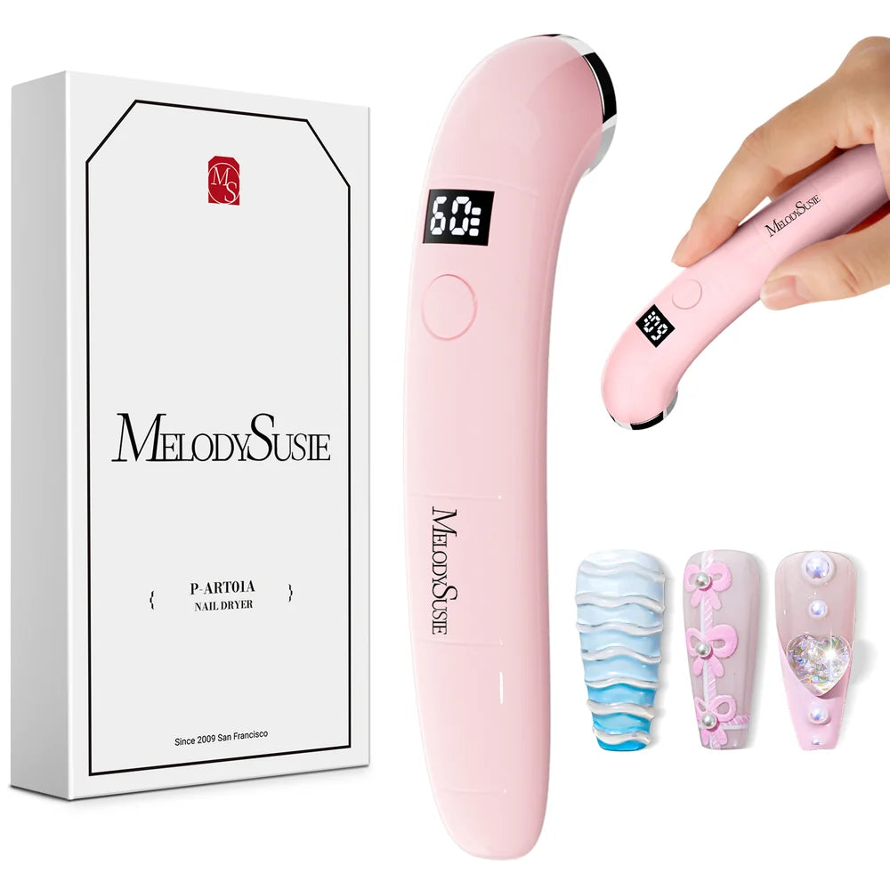 Melody Susie - Rechargeable LED/UV Nail Lamp - Pink (P-ART01A)