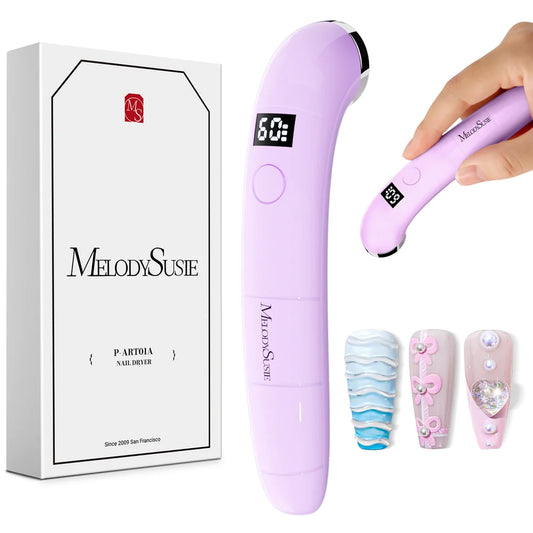 Melody Susie - Rechargeable LED/UV Nail Lamp - Purple (P-ART01A)