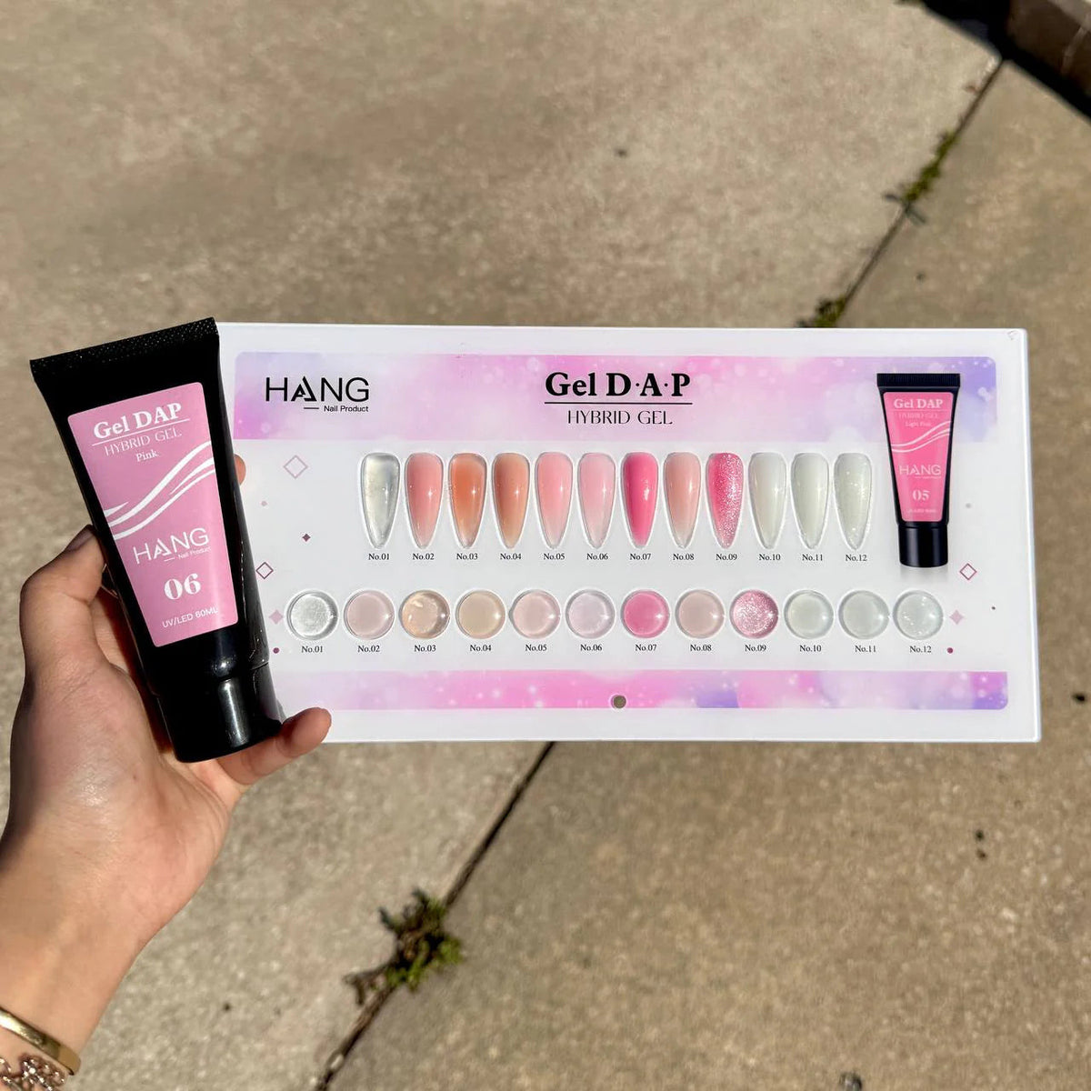 HANG - Nail Products - Gel DAP Hybrid Gel - (Super White #10)