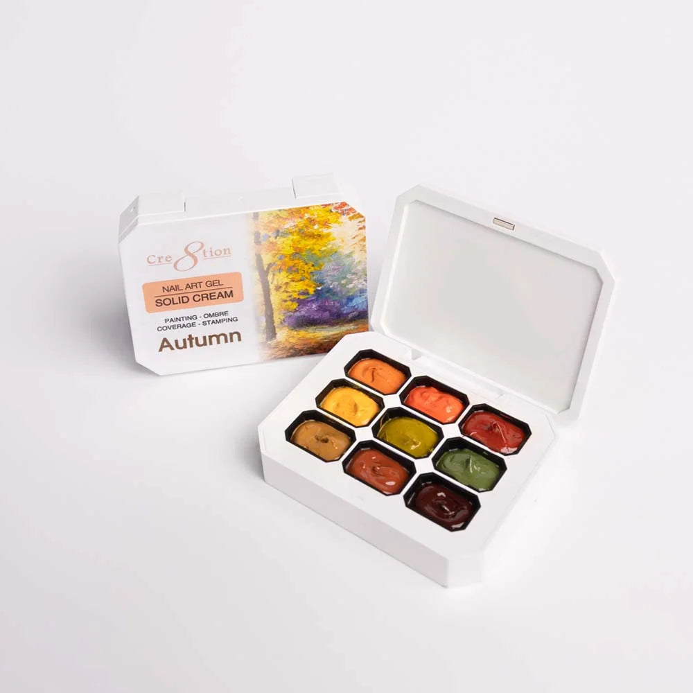 Cre8tion - Nail Art Gel - Solid Cream Collection - Autumn
