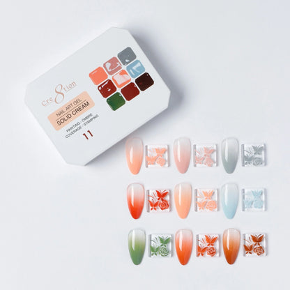 Cre8tion - Nail Art Gel - Solid Cream - 11