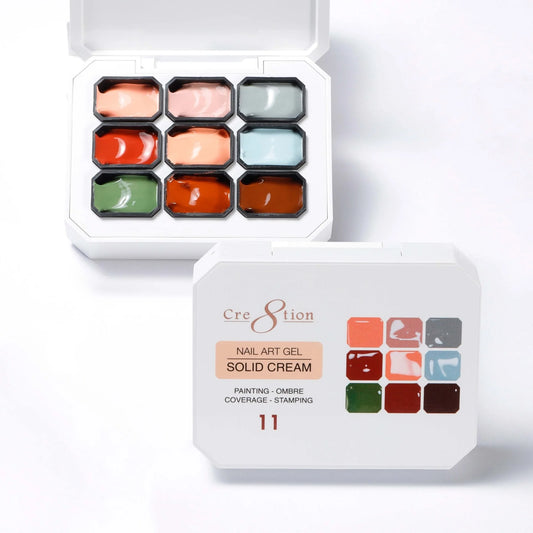 Cre8tion - Nail Art Gel - Solid Cream - 11
