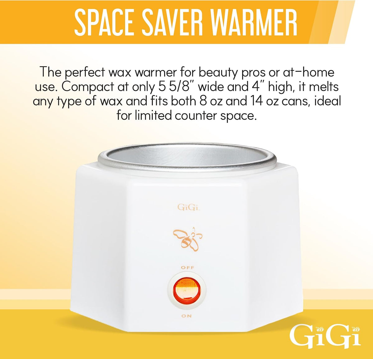 GiGi - Space Saver Warmer - Warms all type of waxes