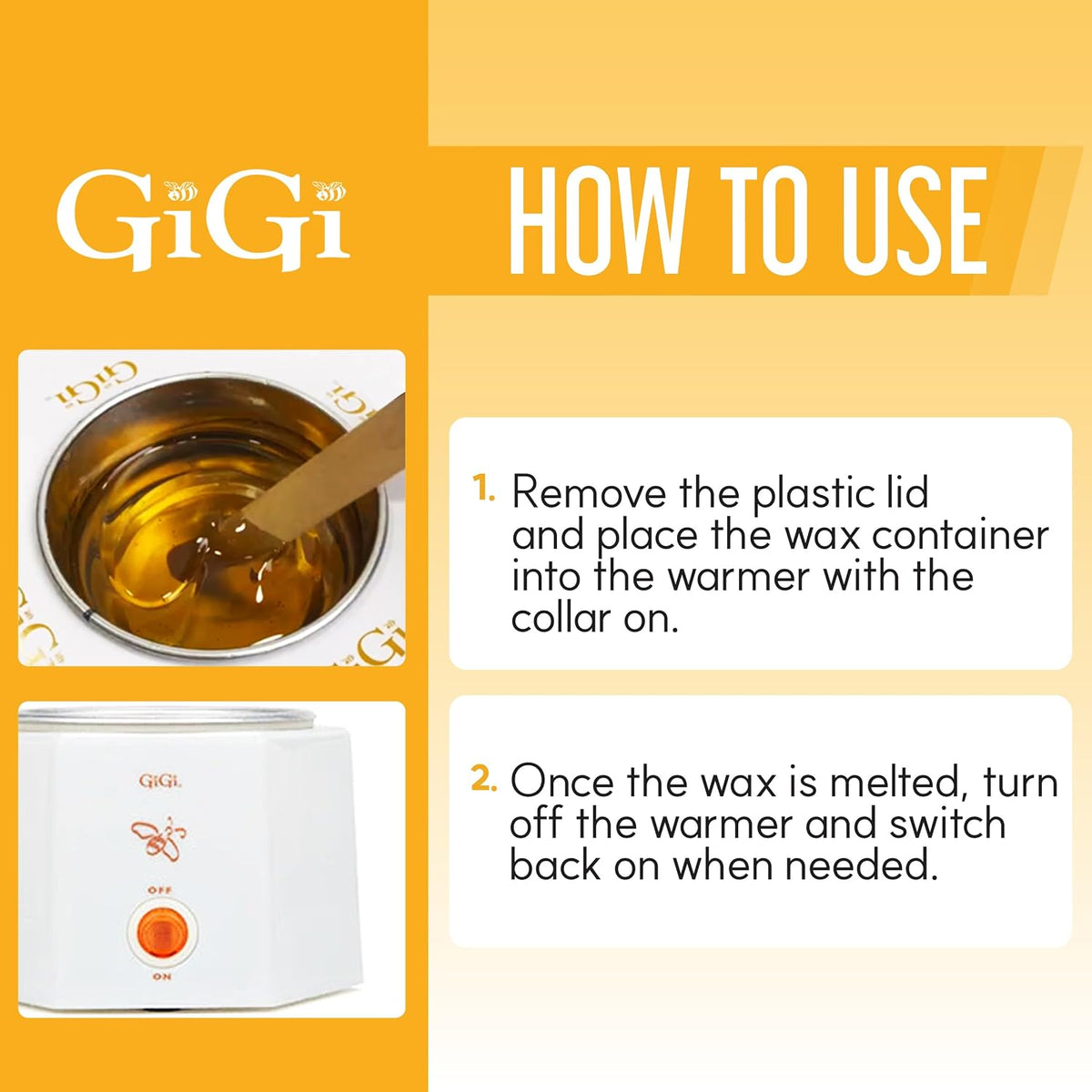 GiGi - Space Saver Warmer - Warms all type of waxes
