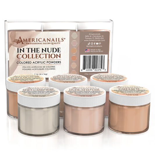 Colored Acrylic Powders | In The Nude Collection Kit