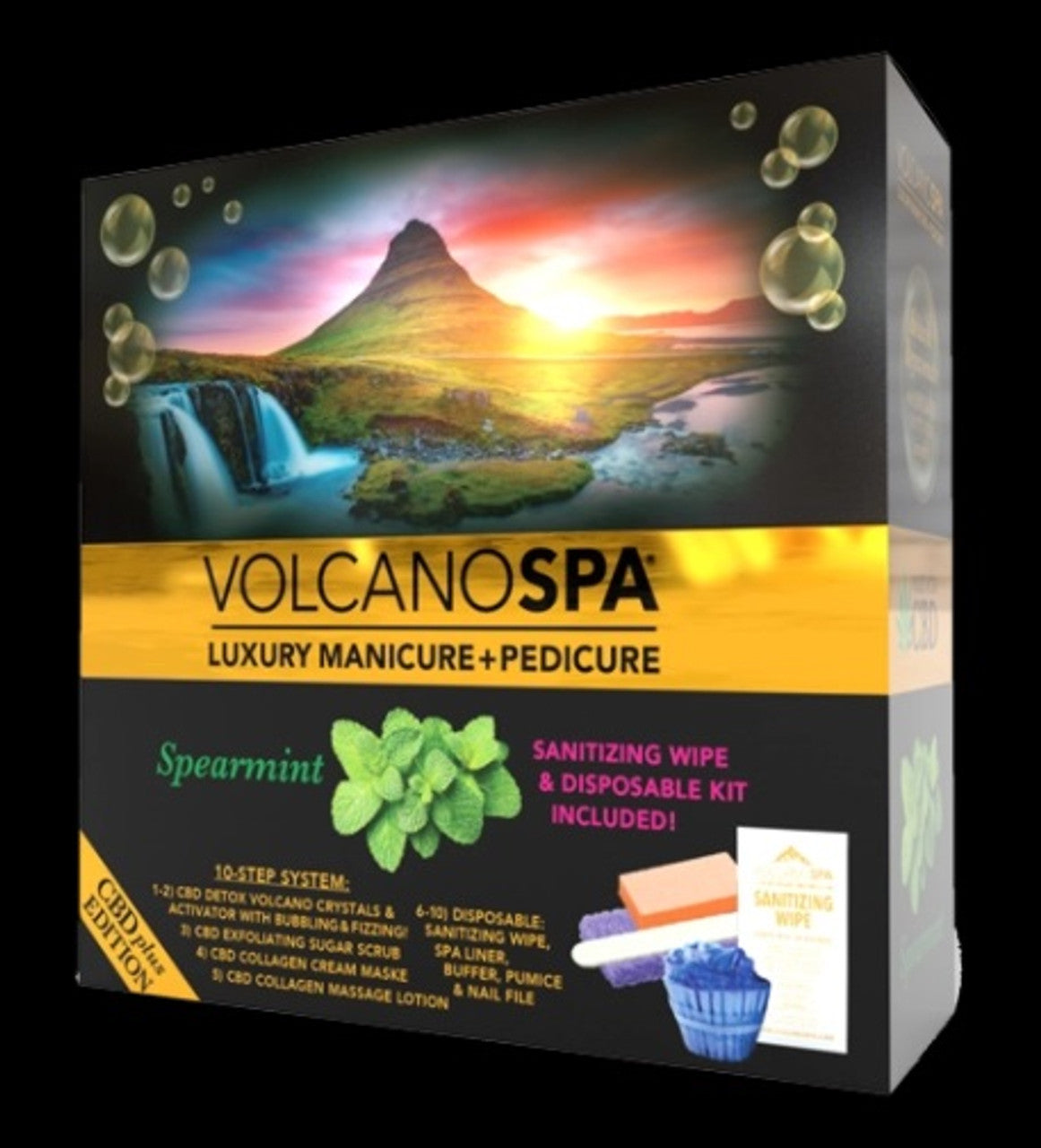 Volcano Spa CBD+ Edition - 10 steps | Spearmint | 1 pack