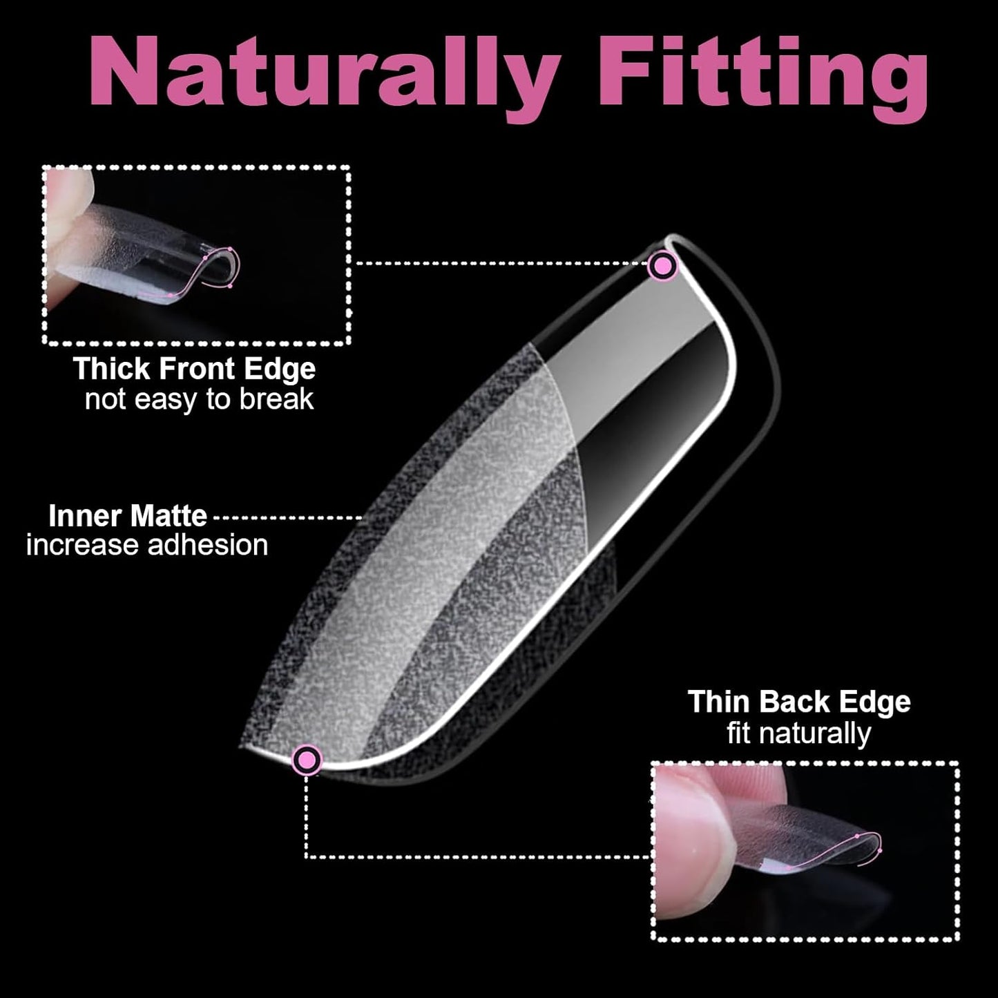 Extra Short Coffin Fake Nails Soft Gel Nail Tips, 600Pcs Full Cover Clear Press On Nails for Acrylic Nail Tip Soak Off Home DIY Salon, Fales Nail Tips for Beginner and Professional Manicure