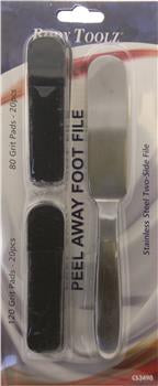 PEEL AWAY CALLUS REMOVE KIT (CS3490) Grit-120-80
