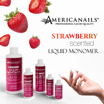 Americanails Strawberry Liquid Monomer 8oz