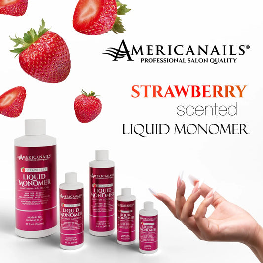 Americanails Strawberry Liquid Monomer 8oz