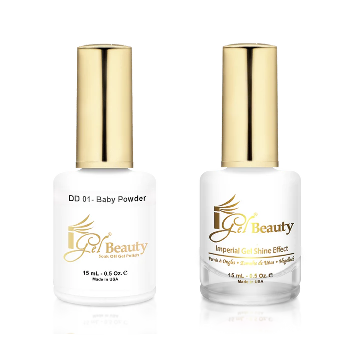 I Gel-Dip & Dap Duo - DD001 Baby Powder (PURE WHITE)
