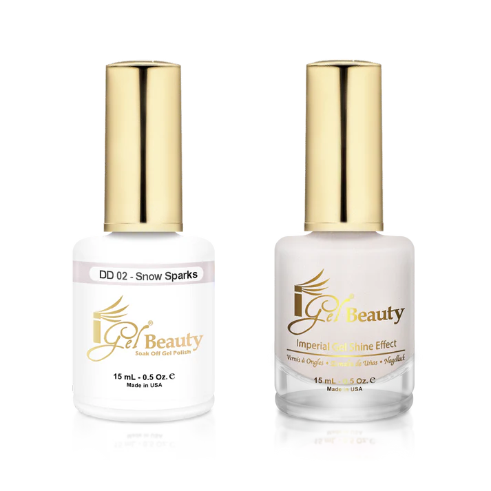 I Gel-Dip & Dap Duo - DD002 Snow Sparks