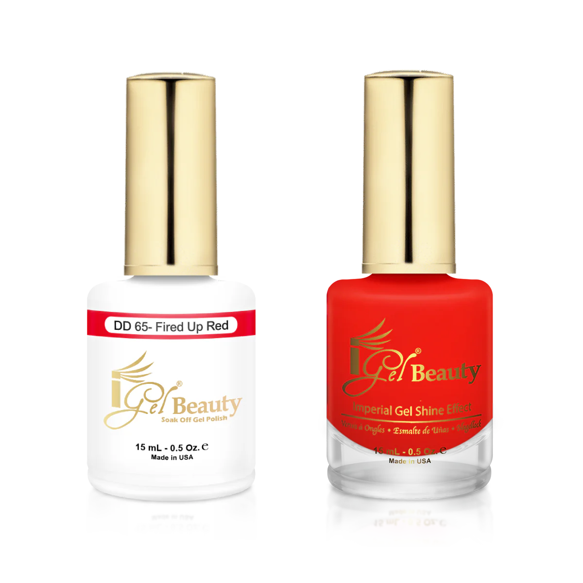 I Gel- Dip & Dap Duo - DD065 Fired Up Red
