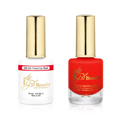 I Gel- Dip & Dap Duo - DD065 Fired Up Red
