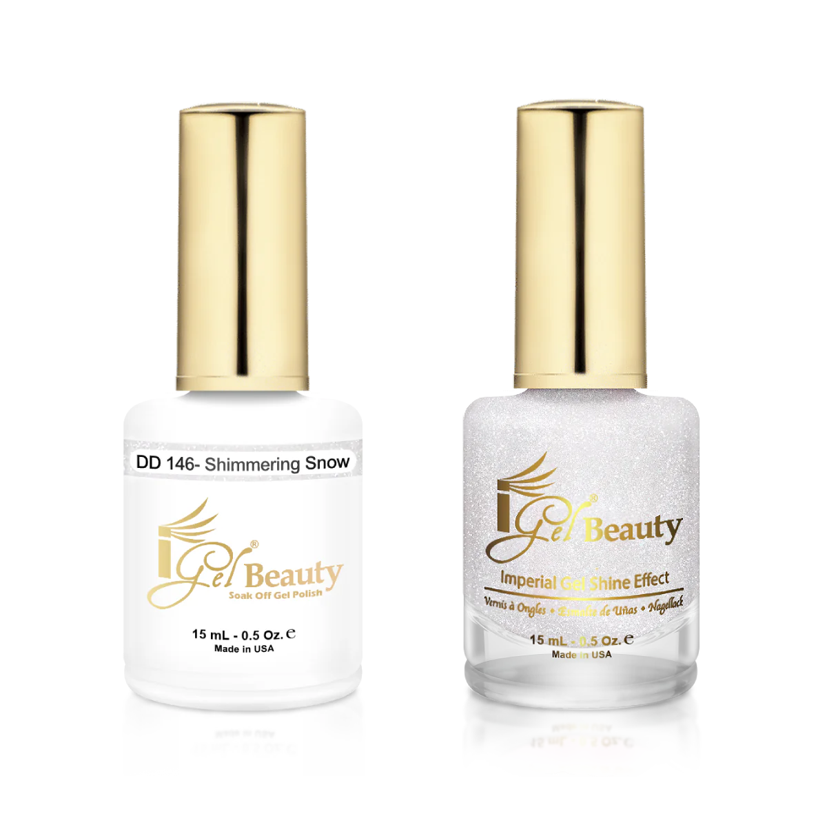I Gel- Dip & Dap Duo - DD146 Shimmering Snow