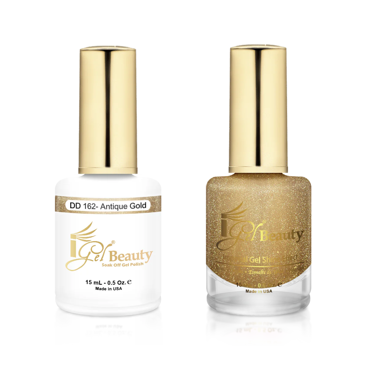 I Gel- Dip & Dap Duo - DD162 Antique Gold