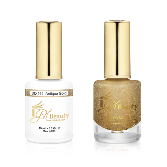 I Gel- Dip & Dap Duo - DD162 Antique Gold