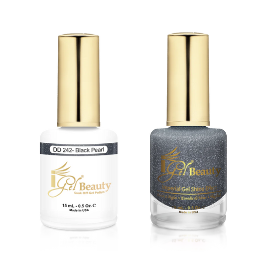 I Gel- Dip & Dap Duo - DD242 Black Pearl