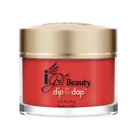 I Gel- Dip & Dap Powder - DD065 Fired Up Red
