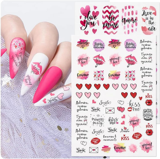 Lips Love Rose Kiss Angel Letter Heart (B-029)