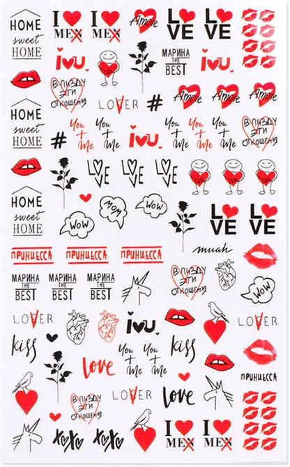MWBLN Nail stickers,3D Nail Sticker Decal (Z-D5729)