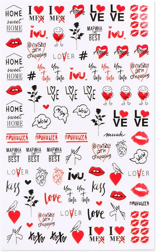 MWBLN Nail stickers,3D Nail Sticker Decal (Z-D5729)