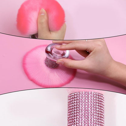 Multifunctional Nails Cleaning Brush With Soft Bristles Loose Powder Brush For Professional And Home Manicure Use