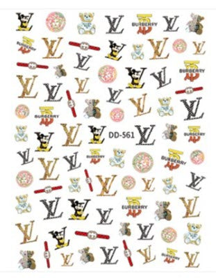 Designer Nail Art Sticker - Mickey LV-(DD-561)
