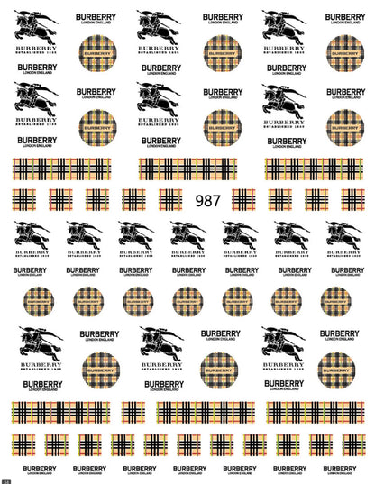 Burberry / Stickers / Multi Colors - (085)