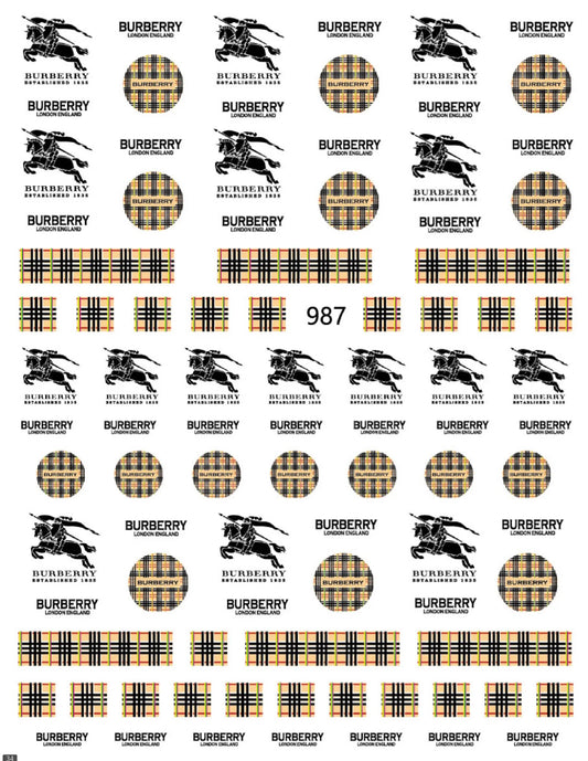 Burberry / Stickers / Multi Colors - (085)