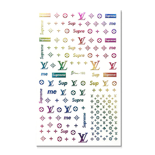 Nail Art Stickers-LV/Supre(D-055)