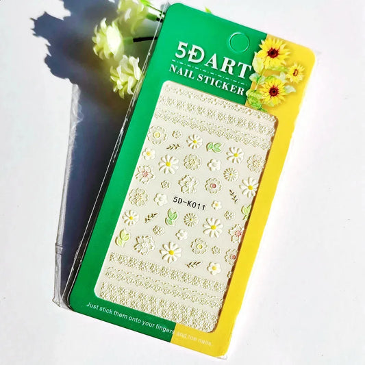 Flowers Plants and Vines and Lace Trimming(5D-K011)