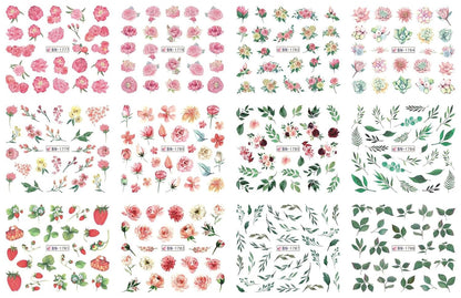 Nail Sticker, Practical Nail Decal Convenient Long Lasting for Natural Nail for Home for Nail Salon for Artificial Nail