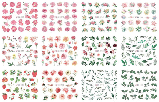 Nail Sticker, Practical Nail Decal Convenient Long Lasting for Natural Nail for Home for Nail Salon for Artificial Nail