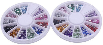 Plastic Mixed Rhinestones Wheel