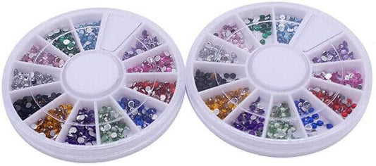 Plastic Mixed Rhinestones Wheel