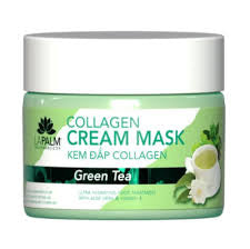 LAPALM COLLAGEN CREAM MASK GREEN TEA - 12oz