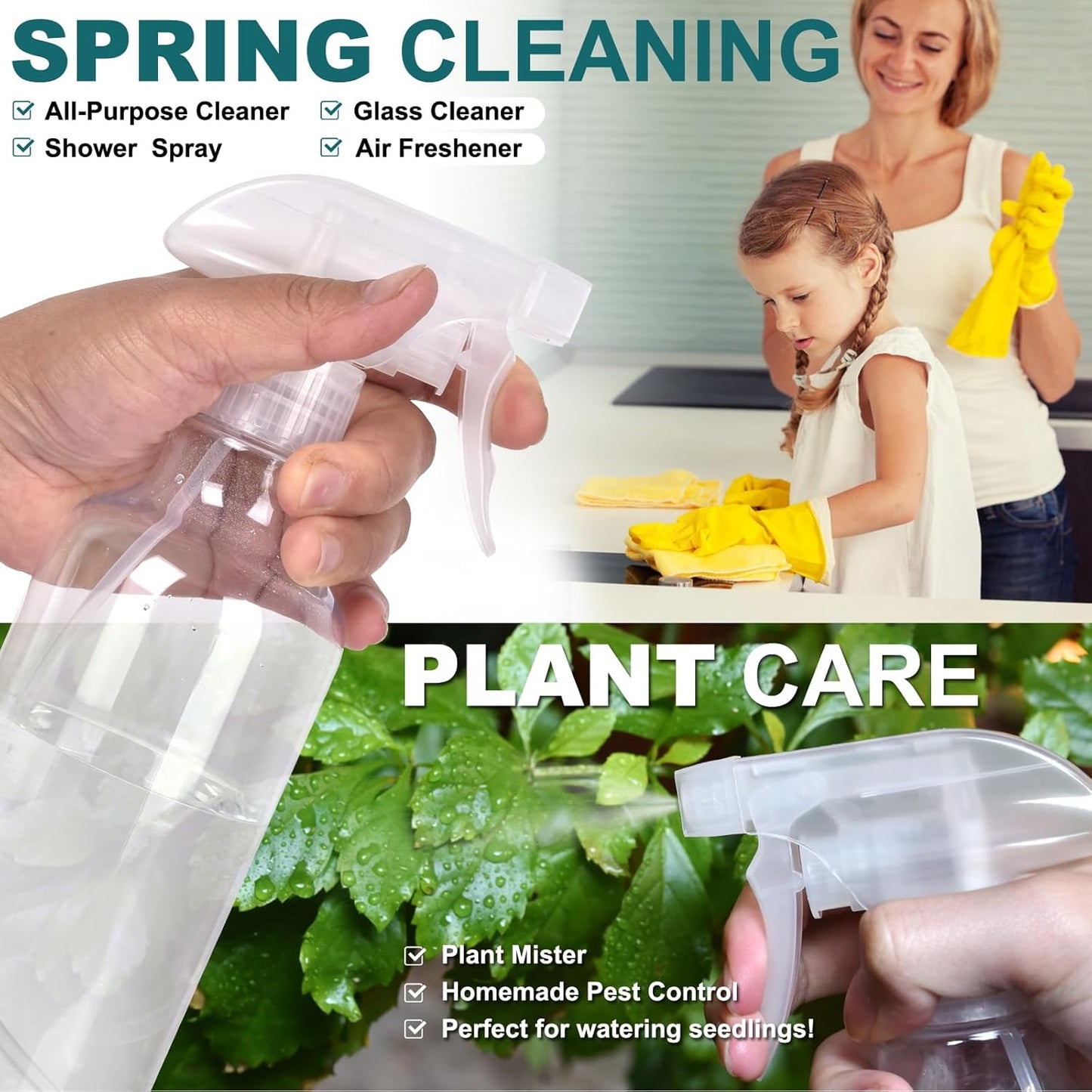 Emty Plastic Spray Bottles