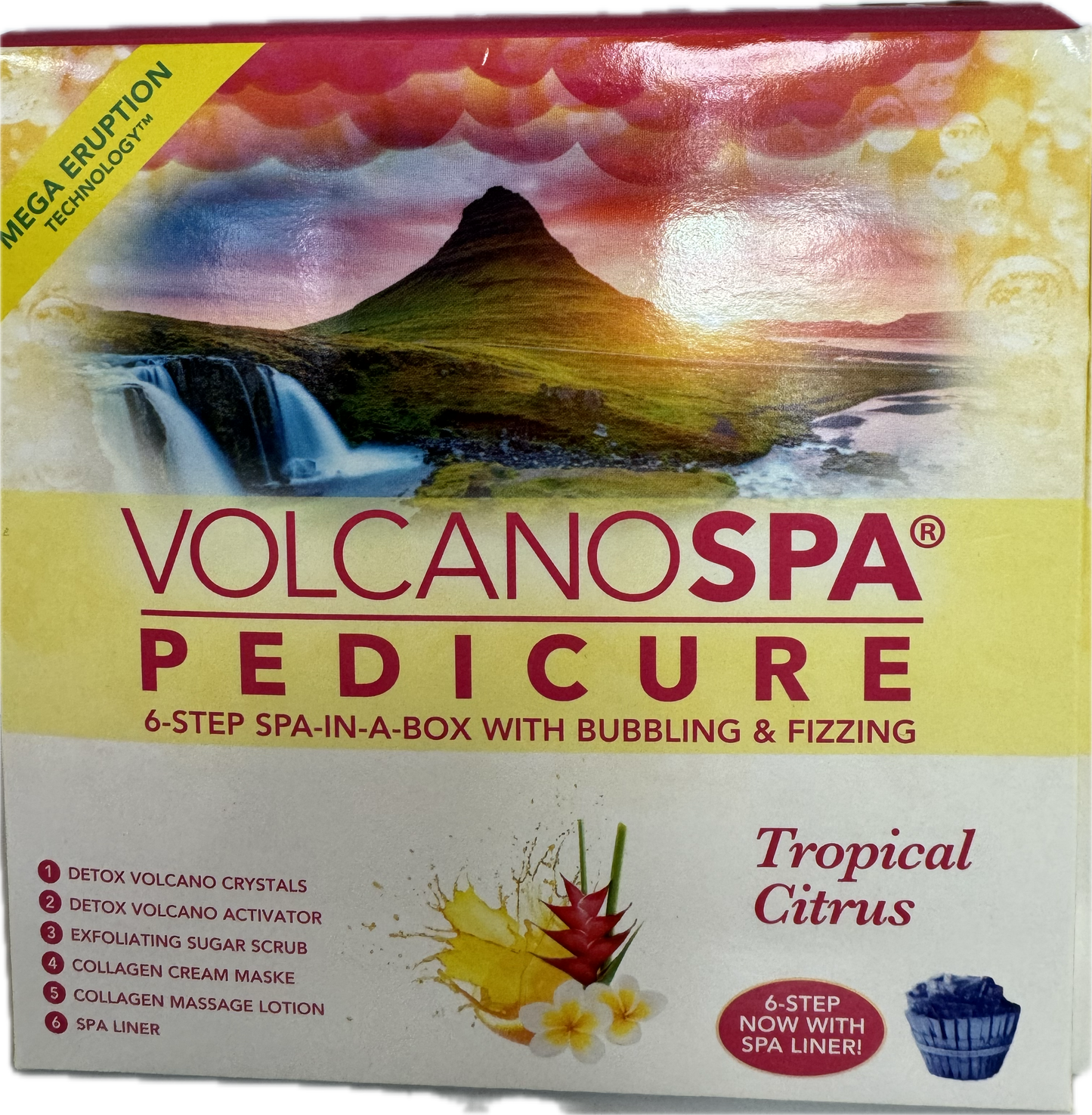 VOLCANO SPA - PEDICURE 6-STEP - Tropical Citrus