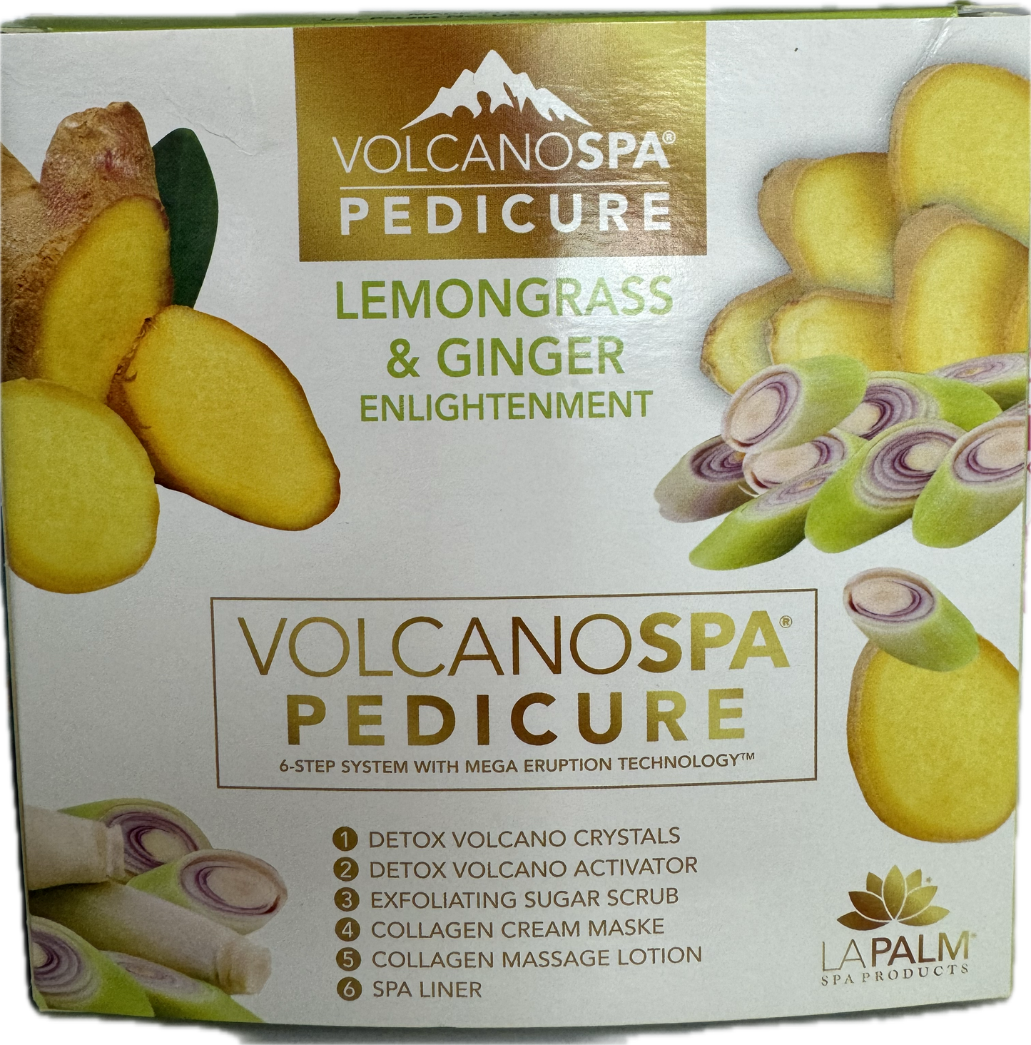 VOLCANO SPA - PEDICURE 6-STEP - Lemongrass & Ginger