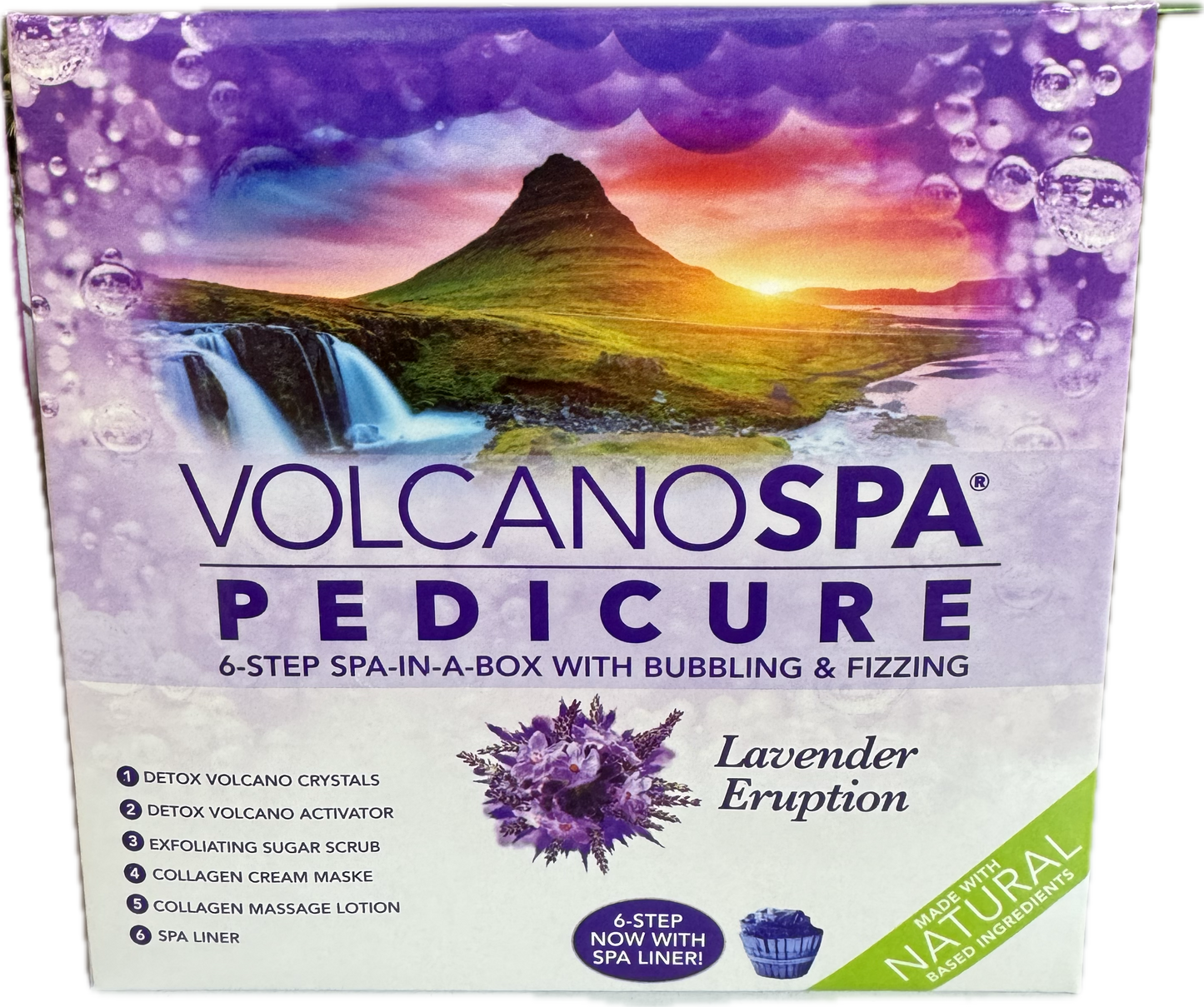 VOLCANO SPA - PEDICURE 6-STEP - Lavender Eruption