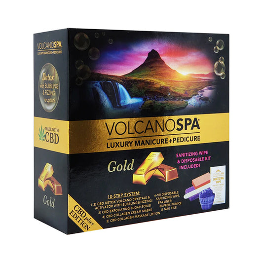 LAPALM CBD VOLCANO SPA - PEDICURE - 10 STEP - Gold