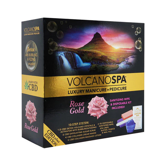 LAPALM CBD VOLCANO SPA - PEDICURE - 10 STEP - Rose Gold