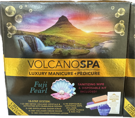 LAPALM CBD VOLCANO SPA - PEDICURE - 10 STEP - Fuji Pearl