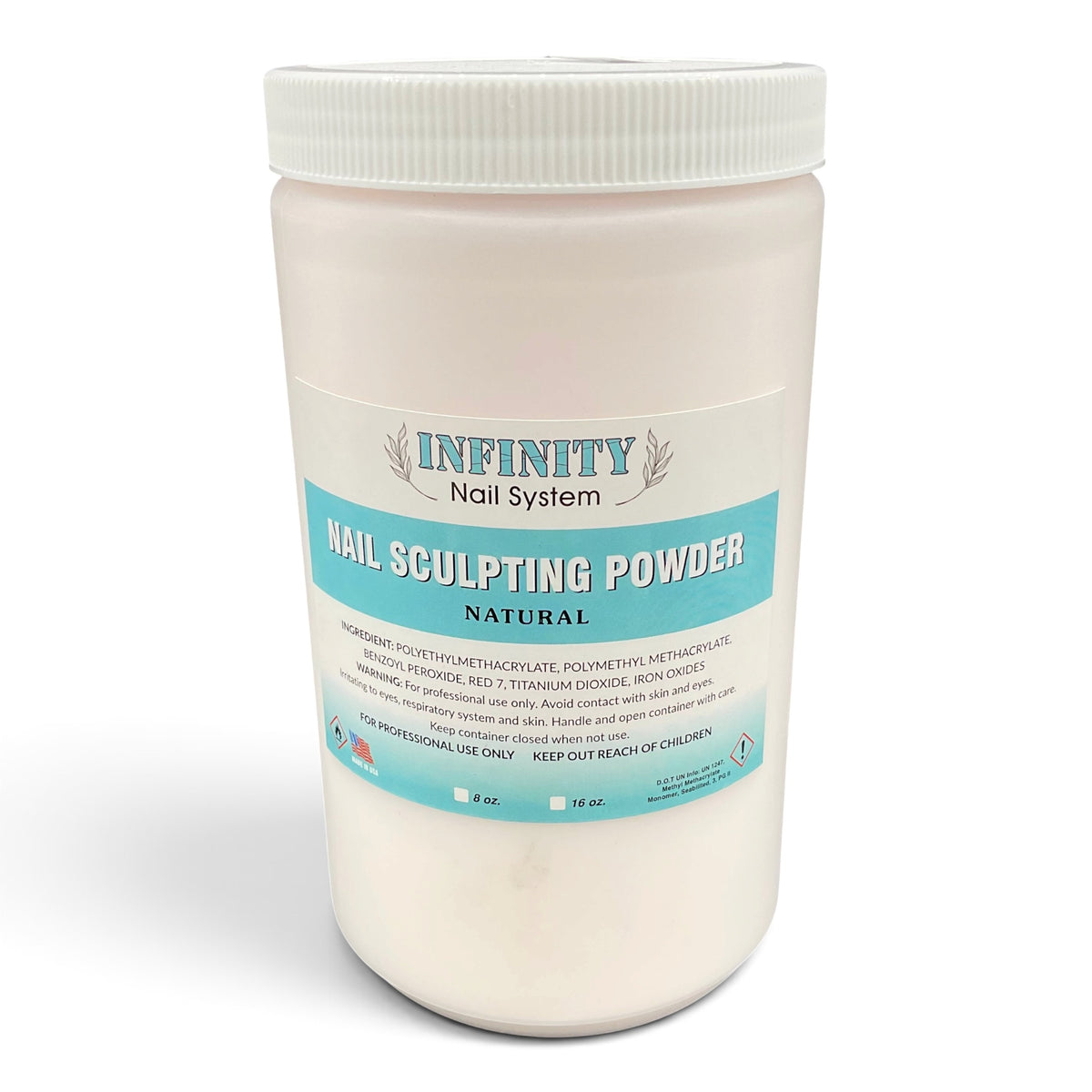 Infinity Nail System - Nail Sculpting Powder (Natural/16oz)