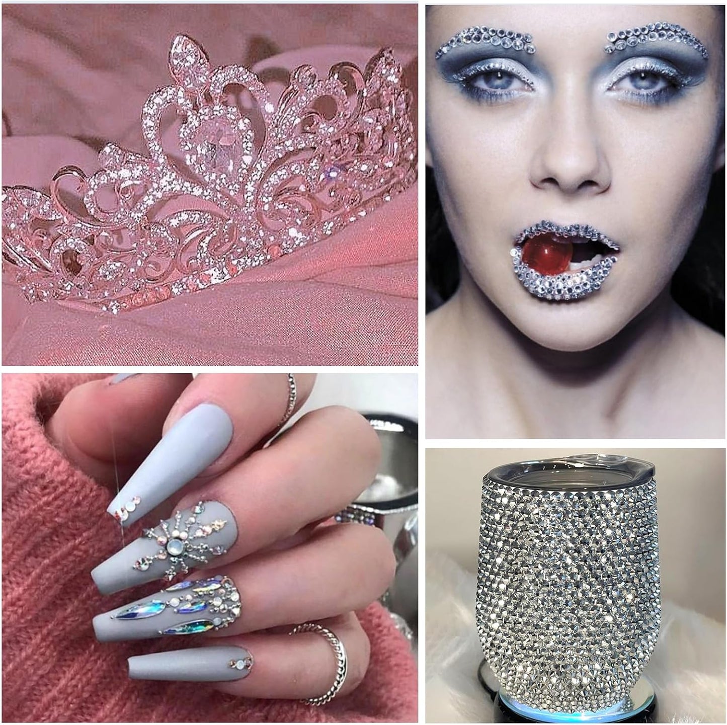 Diamond crystal Rose Gold size 6 (1440 pcs/pack)